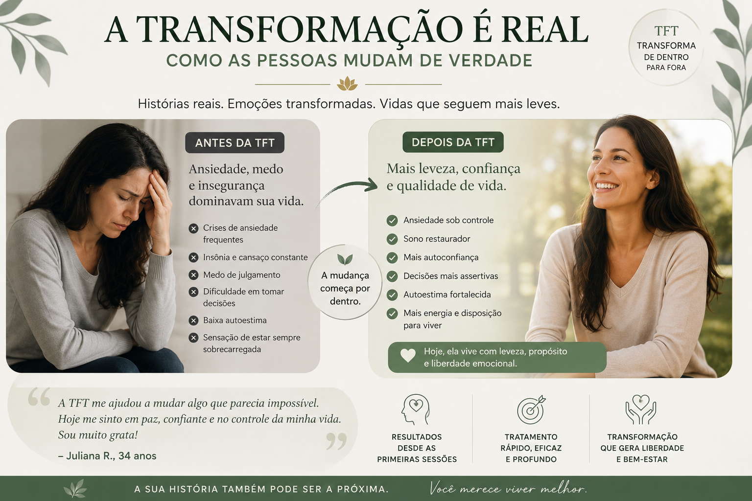 Sessão de TFT conduzida pela Fernanda Pires Camargo